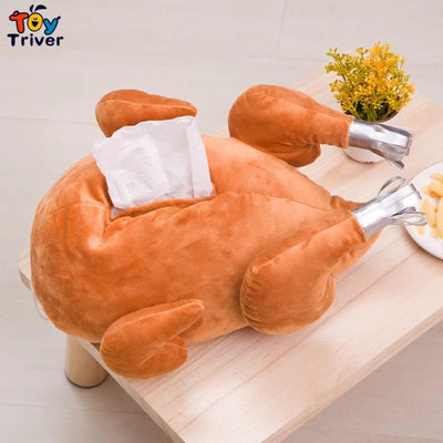 Plushie Novelty Roasted Turkey Tissue Dispenser plush toy – – – Image 4 | Plushie Produce