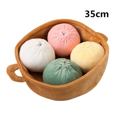 Plushie Realistic Bao Buns, 8-26" | 20-65 cm plush toy – – Four (35 cm) – Image 10 | Plushie Produce