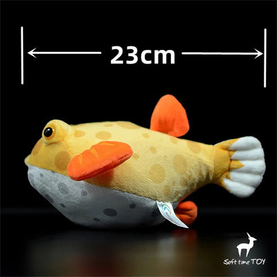 Plushie Realistic Boxfish Puffer Plushie, 9" | 23 cm plush toy – – – Image 6 | Plushie Produce