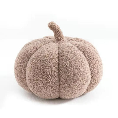 Plushie Realistic Decorative Pumpkin, 24 Styles, 7-14" | 18-35 cm plush toy – – Khaki/ long curvy stem – Image 8 | Plushie Produce