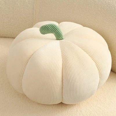 Plushie Realistic Decorative Pumpkin, 24 Styles, 7-14" | 18-35 cm plush toy – – white/ corduroy – Image 26 | Plushie Produce