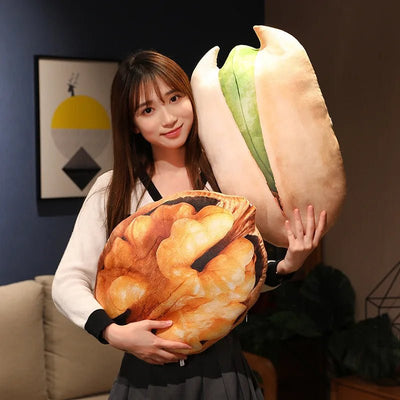 Plushie Realistic Food Nuts: Eight Varieties, 16-22" | 40-55 cm plush toy – – – Image 2 | Plushie Produce