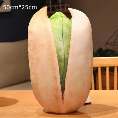 Plushie Realistic Food Nuts: Eight Varieties, 16-22" | 40-55 cm plush toy – – pistachio – Image 8 | Plushie Produce