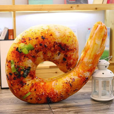 Plushie Realistic Grilled Meat Throw Pillows, Nine Styles, 8-24" | 20-60 cm plush toy – – Shrimp – Image 9 | Plushie Produce