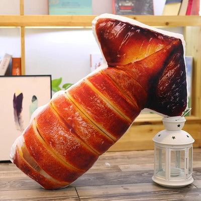 Plushie Realistic Grilled Meat Throw Pillows, Nine Styles, 8-24" | 20-60 cm plush toy – – Squid – Image 2 | Plushie Produce