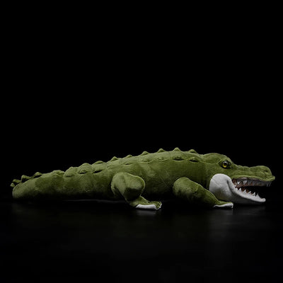 Plushie Realistic Open-Mouth Crocodile, 20" | 50 cm plush toy – – – Image 4 | Plushie Produce