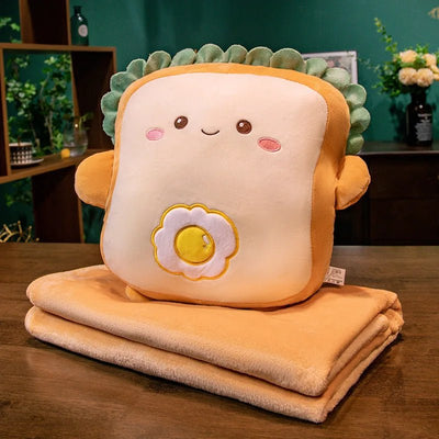 Plushie Sandwich Hand Warmer with Blanket plush toy – – – Image 3 | Plushie Produce
