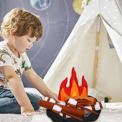 Plushie S'mores Campfire Play Set, 16" | 40 cm plush toy – – – Image 2 | Plushie Produce