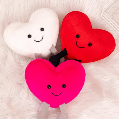 Plushie Valentine's Heart Plushie, Three Colors, 7-12" |18-30 cm plush toy – – – Image 2 | Plushie Produce