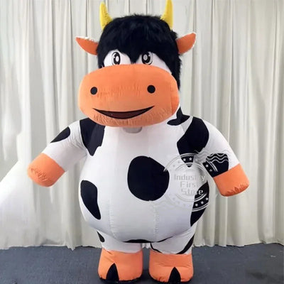 Premium Inflatable Dairy Cow Costume – Customizable Colors plush toy – – – Image 1 | Plushie Produce