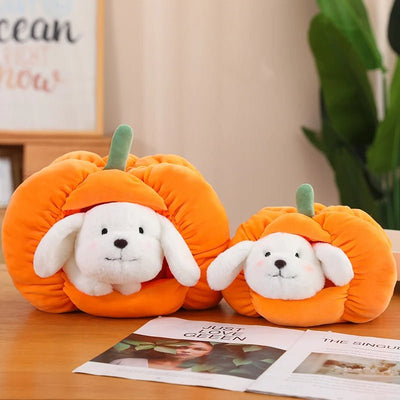 Pumpkin Plushie with Hidden Stuffed Animal plush toy – – – Image 4 | Plushie Produce