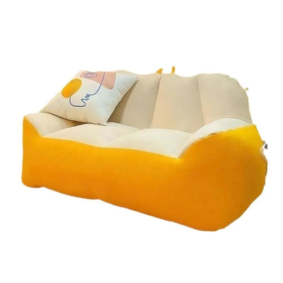 Pumpkin-Themed Two-Person Bean Bag Couch - Four Colors plush toy – – – Image 3 | Plushie Produce