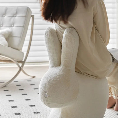 Rabbit Plushie Ottoman with Wheels - Two Colors plush toy – – – Image 2 | Plushie Produce