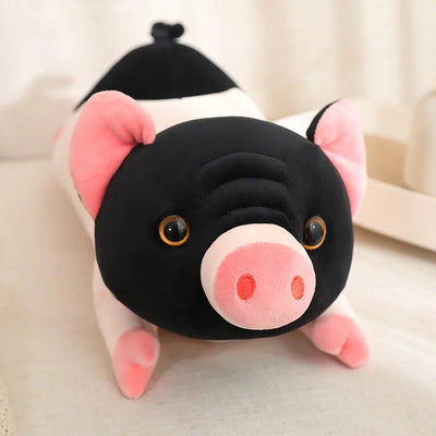 Realistic Black and Pink Pig Plushie, 8-24" | 20-60 cm plush toy – – – Image 8 | Plushie Produce