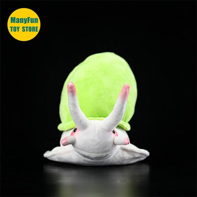 Realistic Green Land Snail Plushie, 10" | 25 cm plush toy – – – Image 1 | Plushie Produce