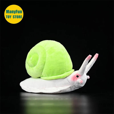 Realistic Green Land Snail Plushie, 10" | 25 cm plush toy – – – Image 5 | Plushie Produce