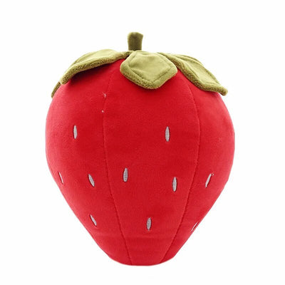 Realistic Strawberry Plushie, Two Colors, 8" | 20 cm plush toy – – – Image 11 | Plushie Produce