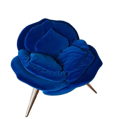 Rose Accent Chair – Elegant, Plush, and Comfortable plush toy – – Blue – Image 7 | Plushie Produce