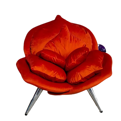 Rose Accent Chair – Elegant, Plush, and Comfortable plush toy – – – Image 5 | Plushie Produce