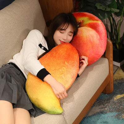 Simulation Fruit Throw Pillow Plushies, 15 Fruits, 16-22" | 40-55 cm plush toy – – – Image 2 | Plushie Produce