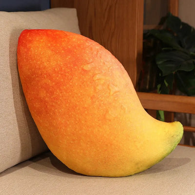 Simulation Fruit Throw Pillow Plushies, 15 Fruits, 16-22" | 40-55 cm plush toy – – mango 30x50 – Image 14 | Plushie Produce