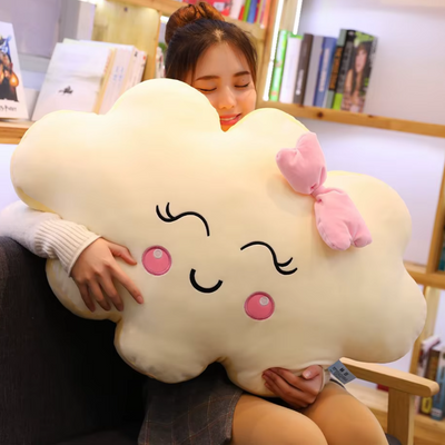 Smiling Kawaii Cloud Plushie, 20-35" | 50-90 cm plush toy – – – Image 3 | Plushie Produce