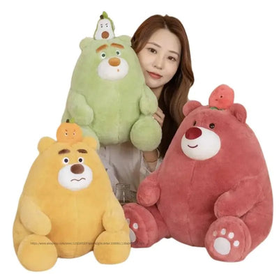 Stuffed Animal Fruit Gummy Bear Plushie, 6 Designs, 12-28" | 30-70 cm plush toy – – – Image 1 | Plushie Produce