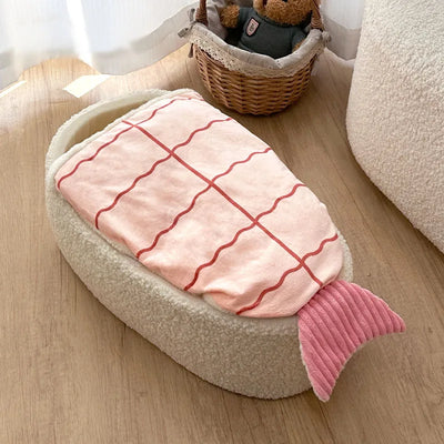 Sushi Pet Bed, For Pets up to 22 lbs (10 kg) plush toy – – – Image 1 | Plushie Produce