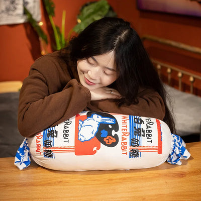 White Rabbit Candy Plush Toy, 20-40" | 50-110 cm plush toy – – – Image 6 | Plushie Produce