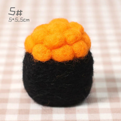 Wool Felt Sushi Plushies – Realistic Mini Food Plush Toys plush toy – – E – Image 8 | Plushie Produce