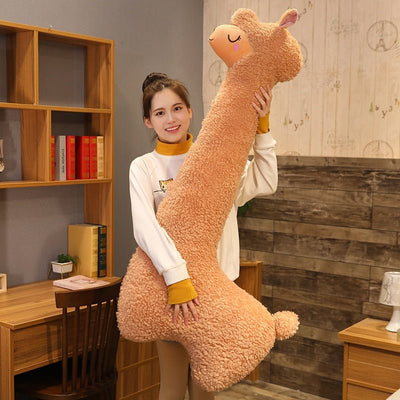 Alpaca Body Pillow Giant Plushie, 2.5-4.3 ft | 75-130 cm plush toy – – – Image 3 | Plushie Produce