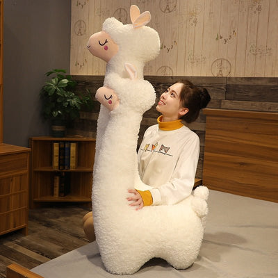 Alpaca Body Pillow Giant Plushie, 2.5-4.3 ft | 75-130 cm plush toy – – – Image 5 | Plushie Produce