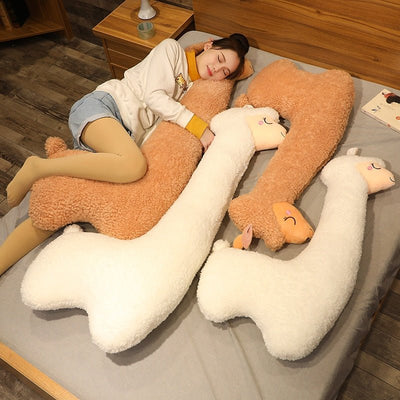 Alpaca Body Pillow Giant Plushie, 2.5-4.3 ft | 75-130 cm plush toy – – – Image 6 | Plushie Produce