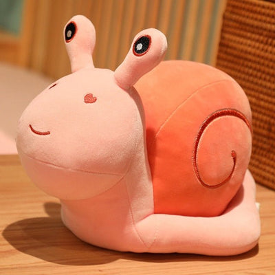 Cartoon Snail Stuffed Animal, Three Colors, 8-20" | 20-50 cm plush toy – – Pink – Image 3 | Plushie Produce
