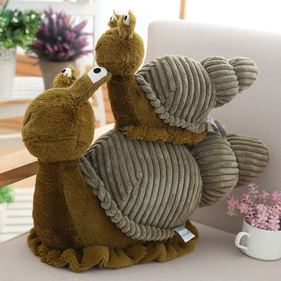 Corduroy Snail Plush Toy, 11-16" | 28-40 cm plush toy – – – Image 4 | Plushie Produce