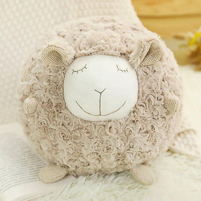 Fuzzy Sheep Plush Toy, Three Colors, 12" | 30 cm plush toy – – – Image 2 | Plushie Produce