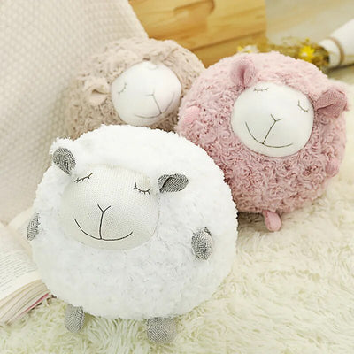 Fuzzy Sheep Plush Toy, Three Colors, 12" | 30 cm plush toy – – – Image 6 | Plushie Produce