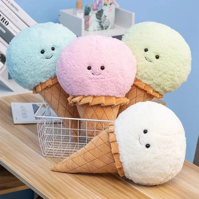Ice Cream Cone Plush Toy, Five Flavors, 18" | 46 cm plush toy – – – Image 9 | Plushie Produce