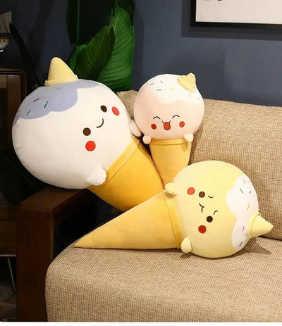 Jumbo Kawaii Ice Cream Cone Plushie, Five Flavors, 1.6-3' | 20-90 cm plush toy – – – Image 9 | Plushie Produce