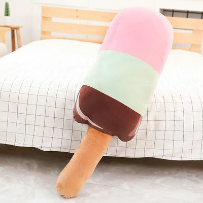 Jumbo Popsicle Plush Toy in Three Flavors, 14-33" | 35-85 cm plush toy – – Neopolitan – Image 2 | Plushie Produce