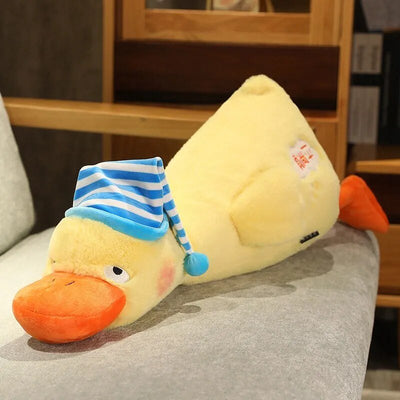 Jumbo Sleepy Duck Plushie, 2.3-3.6' | 70-110 cm plush toy – – 2.3 ft (70cm) – Image 2 | Plushie Produce