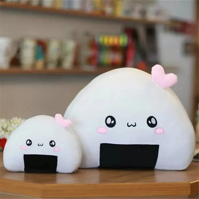 Kawaii Onigiri Plushie, 8"-14" | 20-36 cm plush toy – – – Image 1 | Plushie Produce