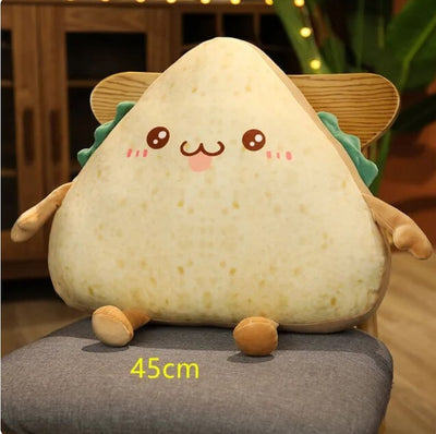 Kawaii Sandwich Slice Plushie: Four Styles, 12-18 in | 30-45 cm plush toy – – 45cm playful – Image 13 | Plushie Produce