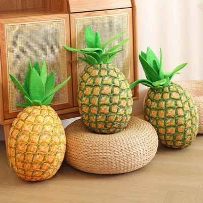 Lifelike Pineapple Plushie, Two Styles, 19" | 48 cm plush toy – – – Image 2 | Plushie Produce
