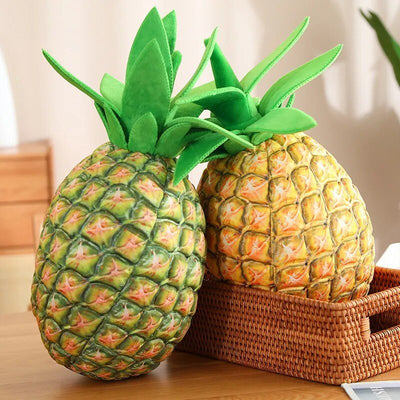 Lifelike Pineapple Plushie, Two Styles, 19" | 48 cm plush toy – – – Image 7 | Plushie Produce