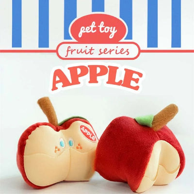 Plushie Apple Sniffing Toy for Dogs, 4" | 8 cm plush toy – – – Image 1 | Plushie Produce