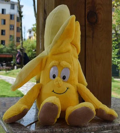 Plushie Assorted Fruit and Veggie Plushies, 10" | 25 cm plush toy – – Banana – Image 8 | Plushie Produce