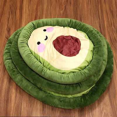 Plushie Avocado Pet Bed, For Pets up to 39 lbs (18 kgs) plush toy – – – Image 1 | Plushie Produce