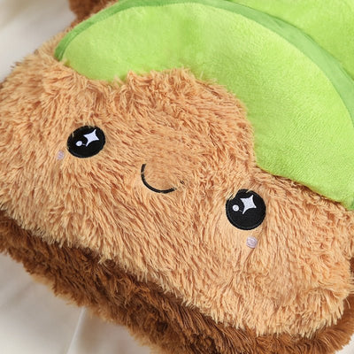 Plushie Avocado Toast with Blanket, 17" | 43 cm plush toy – – – Image 2 | Plushie Produce