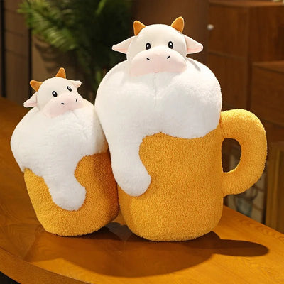 Plushie Beer Mug with a Cow or Fox, 15-23" | 38-50 cm plush toy – – – Image 4 | Plushie Produce